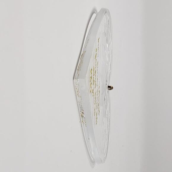 1989 Hallmark Language of Love Acrylic Holiday Christmas Ornament. - Picture 2 of 8